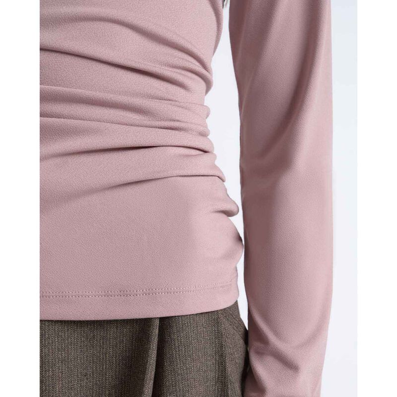 Cue Crepe Mesh Gathered Top image number 2